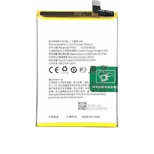 Replacement for OPPO REALME C11 C12 C13 C15 C25 BLP793 BATTERY SC - Quality Phone Parts in Sri Lanka